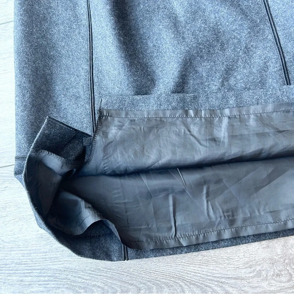 Harve Benard Wool Blend  A Line Midi Skirt - Picture 6 of 11